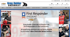 Desktop Screenshot of greghublerchevy.com